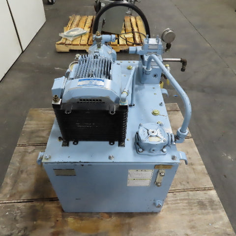 Yuken YA22-B-10-3.7-41 Hydraulic Power Unit 100L Capacity 3.7kW 480V 3Ph