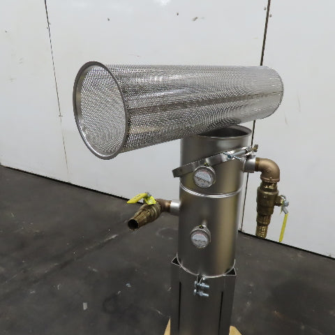 Rosedale MCLC08-30-1 1/2P-*-125-SVNPB Stainless Steel Basket Strainer Filter