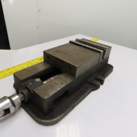 Dayton 3W764 6" Wide Precision Milling Vise 7.5" Open W/ Swivel Base And Handle