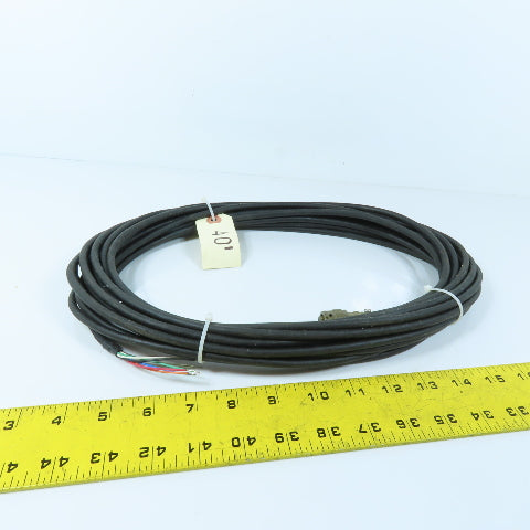 Dynamic Electronics D6 929022 6-Pin Female to Pigtail Industrial Cable 40ft
