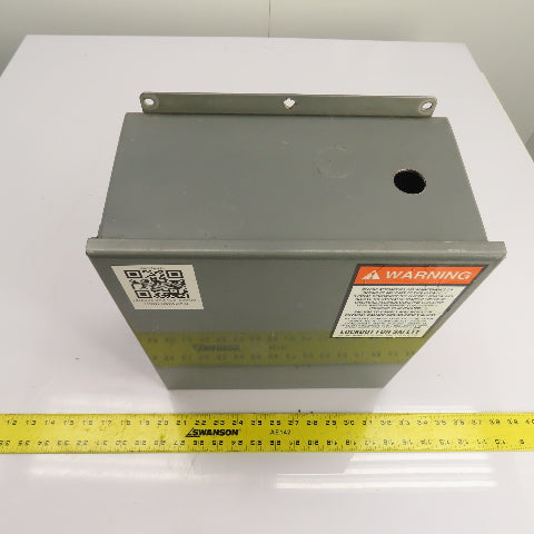 Saginaw SCE-1412CHNF 14" x 12" x 6" NEMA 12 4 Electrical Enclosure W/ Backplate