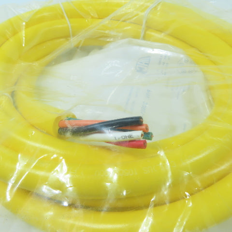 MAC Valves 23881-05-12 Single-Ended Cable 5-Pin Mini Female Pigtail 16AWG Yellow