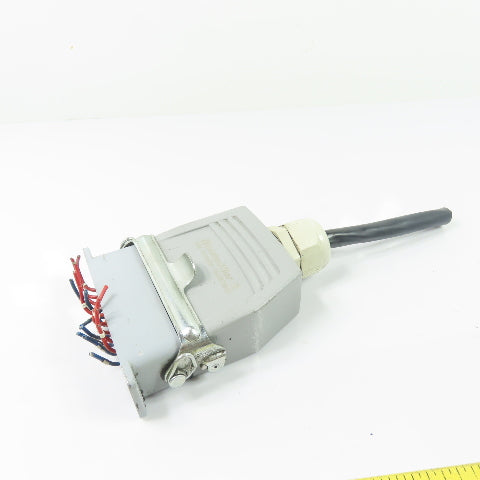 Weidmuller HDC Rockstar 16-Pin Heavy Duty Industrial Connector Hood and Base Set