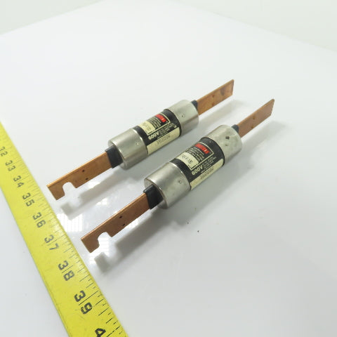 Bussmann FRS-R-100 100A 600V Fusetron Current Limiting Time Delay Fuse Lot Of 2