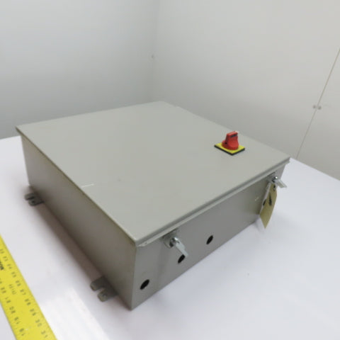 Wiegmann B202007CH 20" x 20" x 7" Electrical Enclosure W/ Back Plate