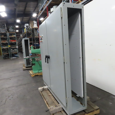 Hoffman AMOD847718FTC 84"x78"x18" Free Standing Electrical Enclosure W/Backplate