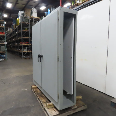 Hoffman AMOD847718FTC 84"x78"x18" Free Standing Electrical Enclosure W/Backplate