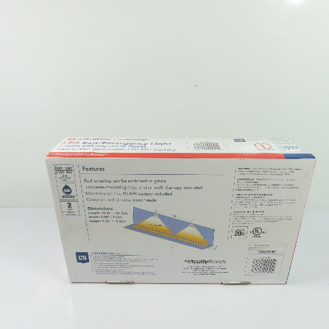 Lithonia ECRG RD M6 LED Exit Emergency Light Combo Red Green Switchable 120-277V