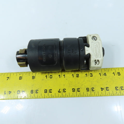 Hubbell 21415B Hubbellock Male Locking Plug 30A 600VAC
