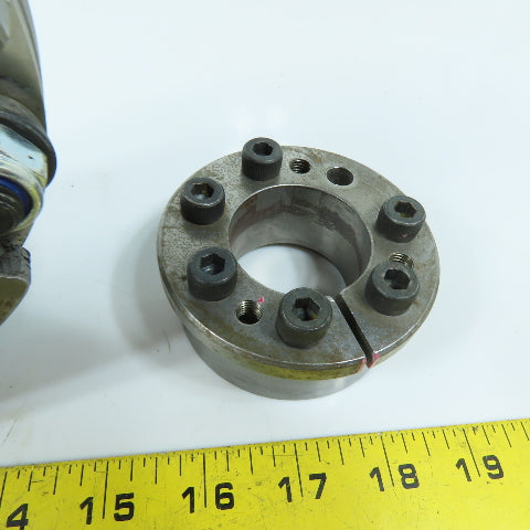 DG100 Zero Backlash Style Flexible Shaft Coupling 1-5/8" Bushing 60mm Bore