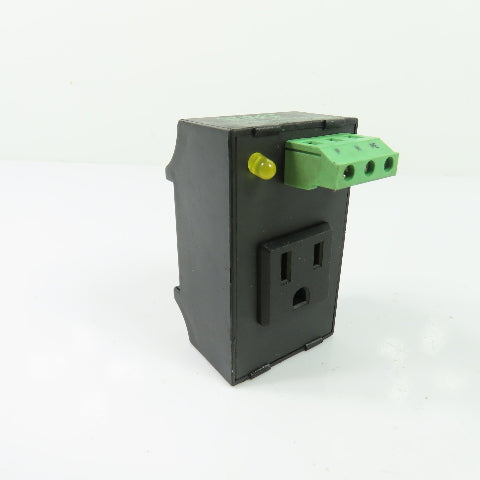 Murrelektronik 676166 110VAC 15A DIN Rail Mount Outlet Receptacle