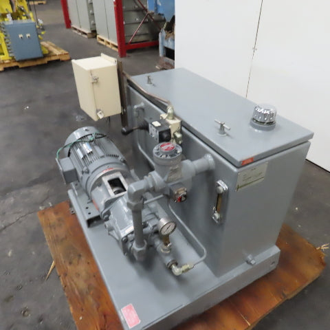 Fauver VPUPVB2010B300M1A 45 Gallon Hydraulic Power Unit 10HP 230/460V 3Ph