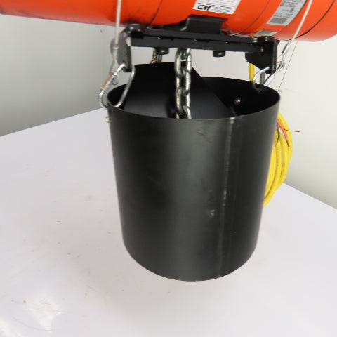 CM Lodestar Model RRS 2Ton 4000LB Electric Chain Hoist 20'Lift 16FPM 230/460 3Ph