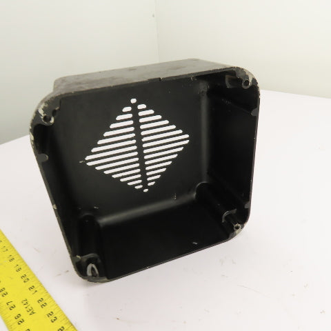 Cast Electrical Fan Shroud Box Cover 9-1/4" x 9-1/4" x 4-1/4" W