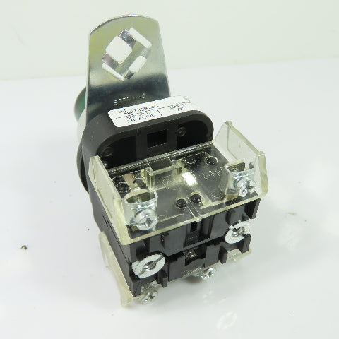 Allen-Bradley 800T-QB24G Illuminated Green Pushbutton Switch 24V AC/DC Ser T