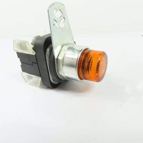 Allen-Bradley 800T-QB24A 24V AC/DC Amber Illuminated Pushbutton Switch Ser T