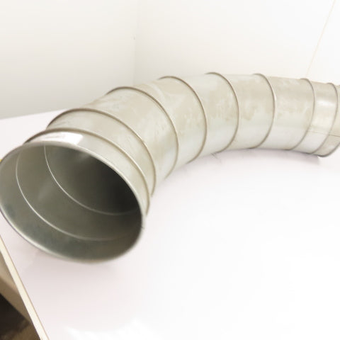 Nordfab 2-13010-9015-12200 Quick-Fit Galvanized Segmented Duct Elbow 10" 90°