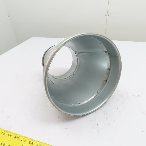 Nordfab 8040025889 Quick-Fit Galvanized Concentric Duct Reducer 22ga 10" to 6"