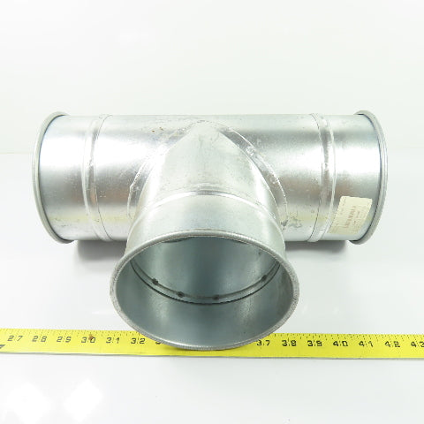 Nordfab 8040304721 Quick-Fit 90 Degree Branch Tee Duct Fitting 6" x 6" x 6" 22ga