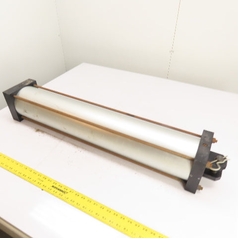 GHN Nopak A12X32E4AAR Pneumatic Air Cylinder 250 PSI Max 6" Bore x 32" Stroke