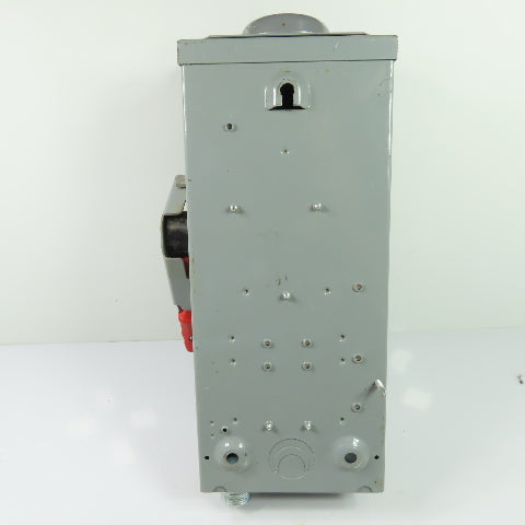 Square D H361RB 30A 3-Pole Fusible Safety Disconnect Switch 600VAC 600VDC