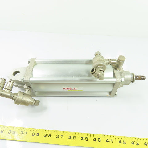 Pneumec Pneumatic Tir Rod Air Cylinder 63mm Bore 140mm Stroke
