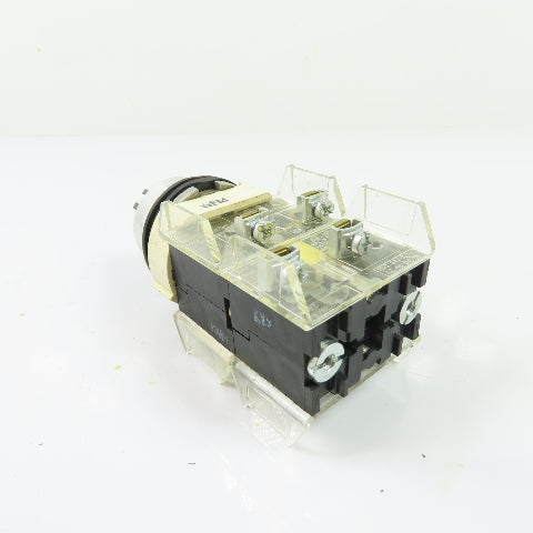 Allen-Bradley 800T-J2KD7 3-Position Selector Switch Ser N 600V