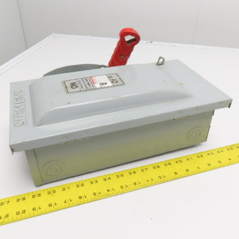 Siemens HF361 30A 3-Pole Fusible Heavy Duty Safety Disconnect Switch 600VAC