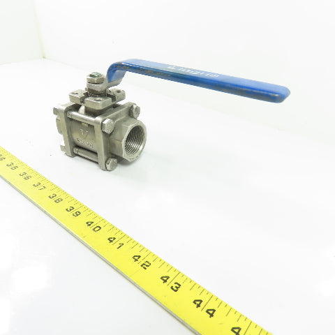 Legris DN 25 CF8M Stainless Steel Ball Valve 1" FNPT PN40