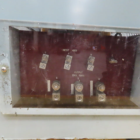 Matsunaga 3WTC-10K 15 KVA Transformer 480V Input 200V Output 3Ph