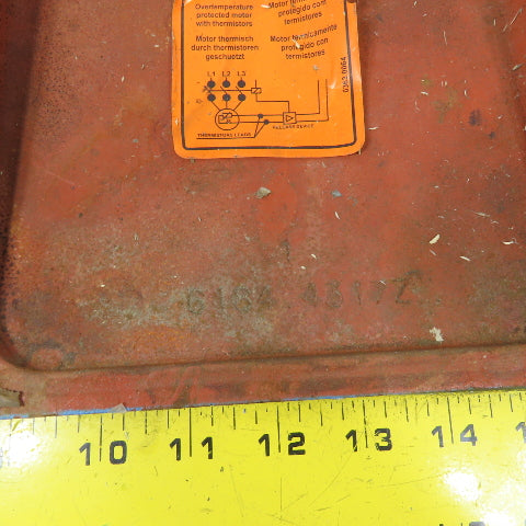 WEG Electric Motor Cast Conduit Terminal Junction Box Cover 7-7/8" x 8-1/2"