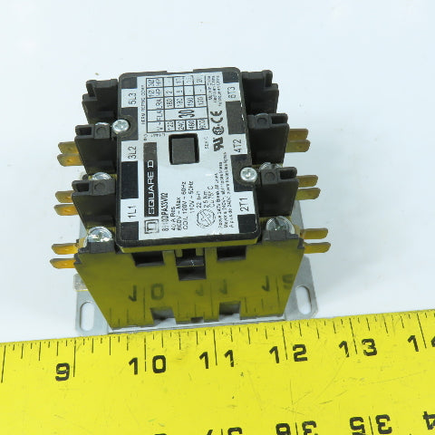 Square D 8910DPA33V02 Definite Purpose Contactor 3-Pole 30A FLA 40A 120VAC Coil