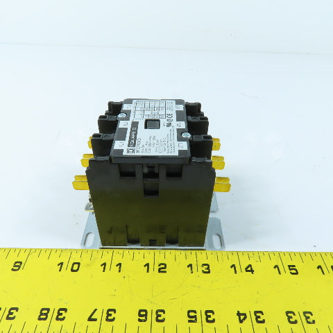 Square D 8910DPA33V02 Definite Purpose Contactor 3-Pole 30A FLA 40A 120VAC Coil