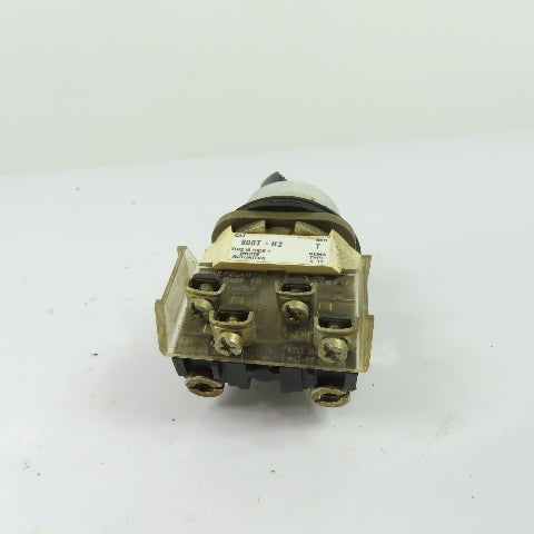 Allen-Bradley 800T-H2 2-Position Selector Switch Ser T