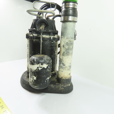 Wayne Water 1/3HP Thermoplastic Submersible Sump Pump 120V 1PH 9.5A Tested USA