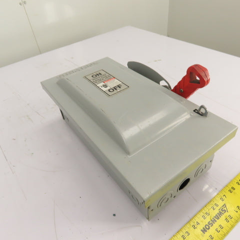 Siemens HF361 30A 3P Fusible Heavy Duty Safety Disconnect Switch 600VAC 250VDC