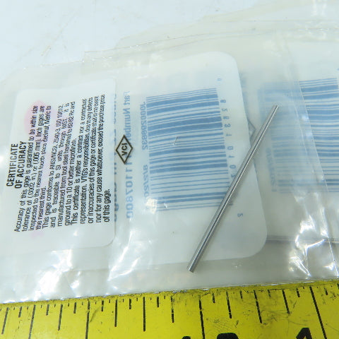 Vermont Gage 111107800 Class ZZ Individual Pin Gage .078"- Lot Of 8