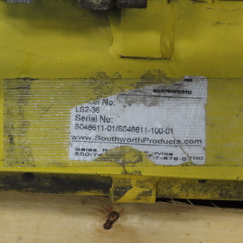 Southworth LS2-36 2000LB Hydraulic Scissor Lift Table 48" x 28" 230/460V 3Ph