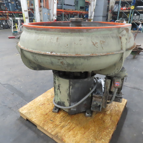 Vibratory Media Finisher Polisher Tumbler 48" Bowl 230/460V 3Ph 5Hp Tested