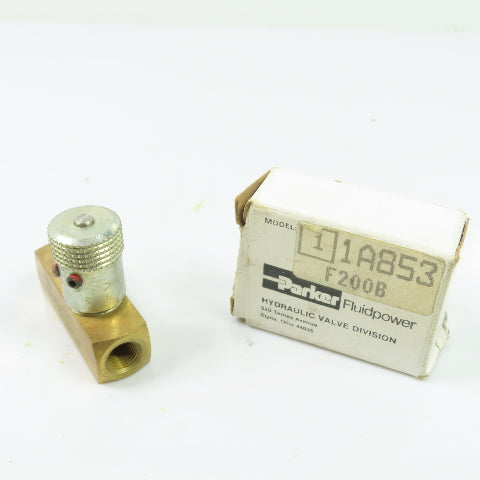 Parker F200B Metered Flow Control Valve 2000 PSI 3 GPM NEW