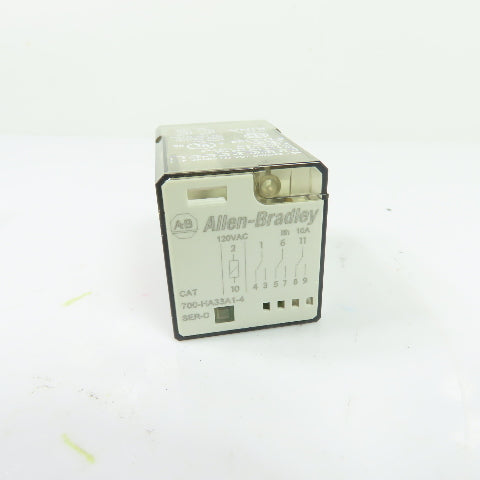 Allen-Bradley 700-HA33A1-4 120VAC 10A General Purpose Relay 11-Pin NEW