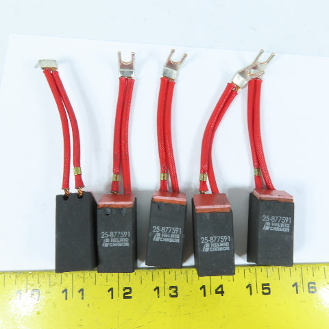 Helwig Carbon 25-877591 Carbon Motor Brushes Lot of 5