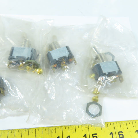 Heavy Duty Toggle Switches 6A 125V 3A 250V Lot of 6