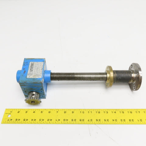 Unimec TP 204 1 Ton 1:5 Ratio Mechanical Screw Jack Actuator Drive