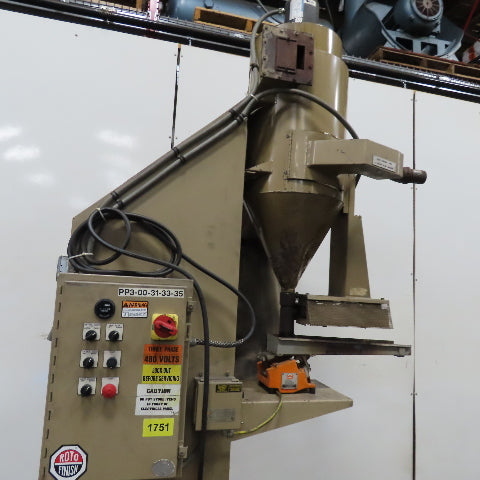 Roto-Finish Bulk Dry Material Dust Collector Dryer Vibratory Feeder 230-460V 3Ph