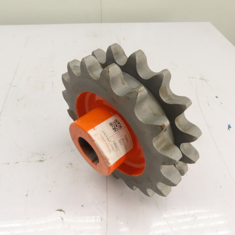 Select BWR8C1 Double Strand Roller Chain Sprocket 50mm Bore 17 Teeth 10-1/2"OD