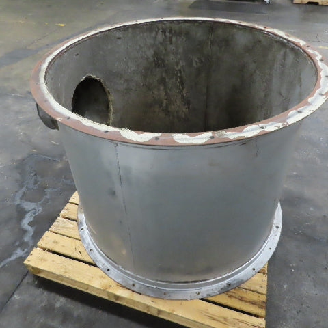 N/A 42" x 39" Flange Mount Welded 16Ga. Galvanized Branch Wye 12"