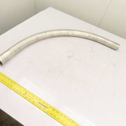 2-1/2" OD Stainless Steel 90° Elbow Exhaust Tube Conduit