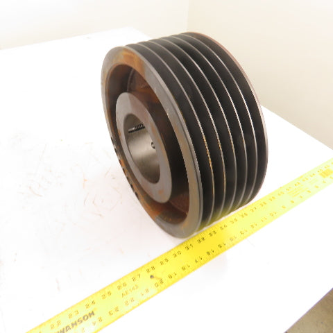 Martin 6 5V 1180 6-Groove V-Belt Sheave Pulley 11.8"OD x 4.4"Wide TB Bushed