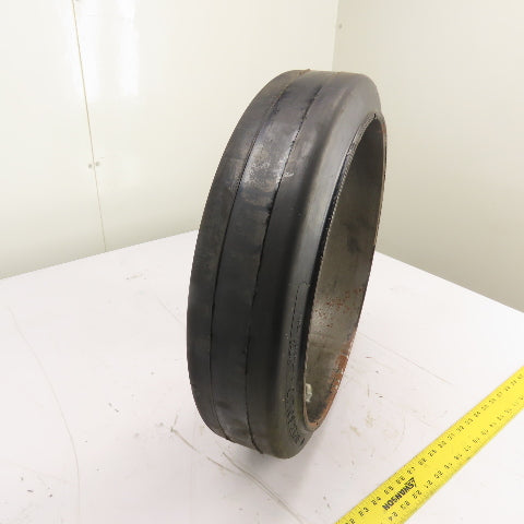 MITCO 20x5x16 Solid Rubber Press-On Forklift Tire Wheel
